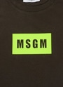 MSGM KIDS MINI BOXロゴ Tシャツ 詳細画像 コーヒーブラウン 3