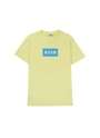 MSGM KIDS MINI BOXロゴ Tシャツ 詳細画像 レモネード 1