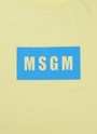 MSGM KIDS MINI BOXロゴ Tシャツ 詳細画像 レモネード 3