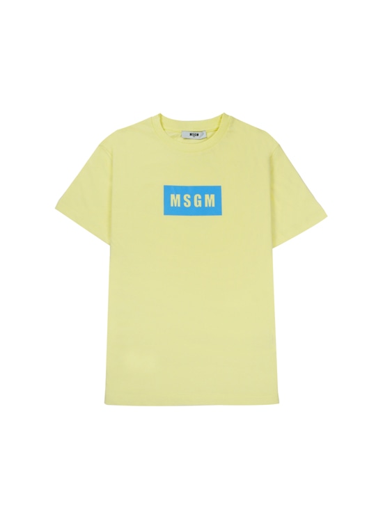 MSGM KIDS MINI BOXロゴ Tシャツ