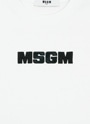 MSGM KIDS キューブロゴ エンブロイダリーTシャツ 詳細画像 ホワイト 3