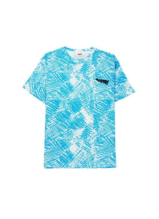 MSGM KIDS チョークプリント Tシャツ